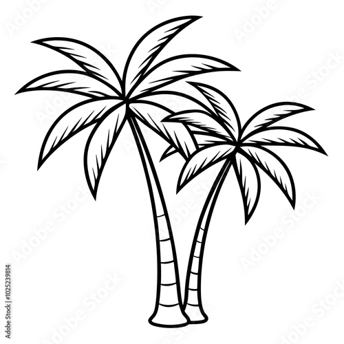 palm tree vector
