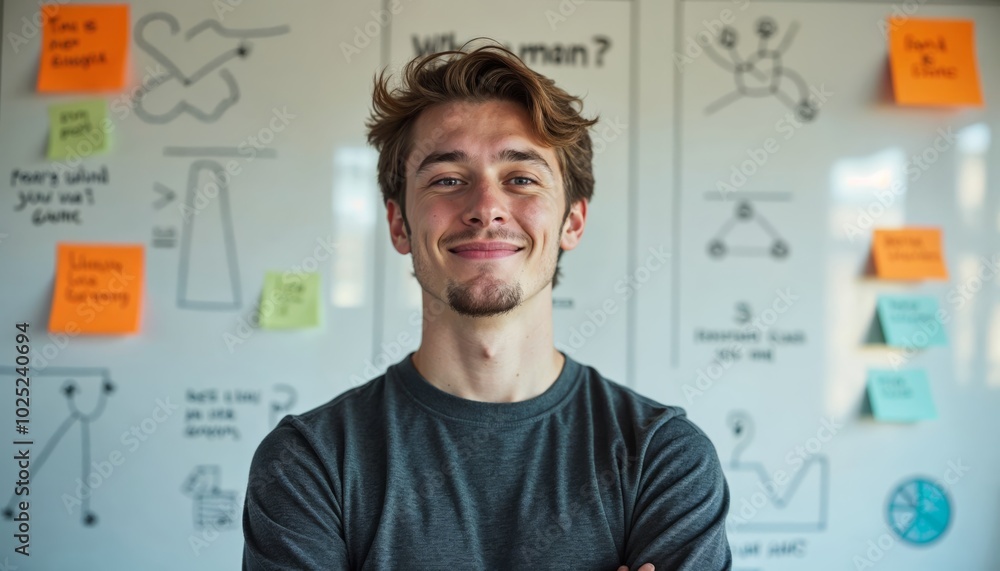 Engaging Young Scientist Presenting Scientific Diagrams in a Classroom Setting Engaging Young Scientist Presenting Scientific Diagrams in a Classroom Setting