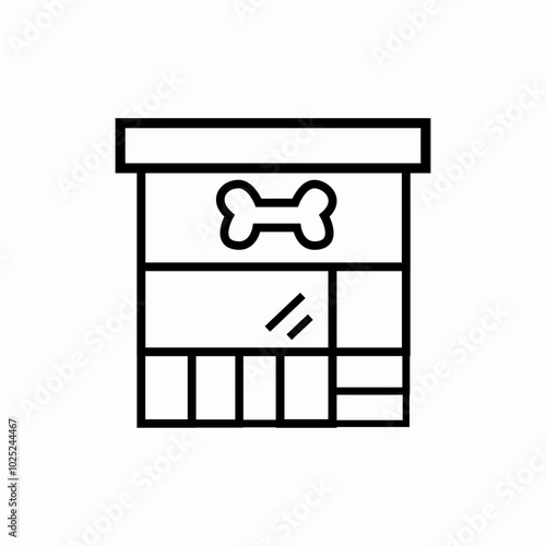 pet shop icon sign vector