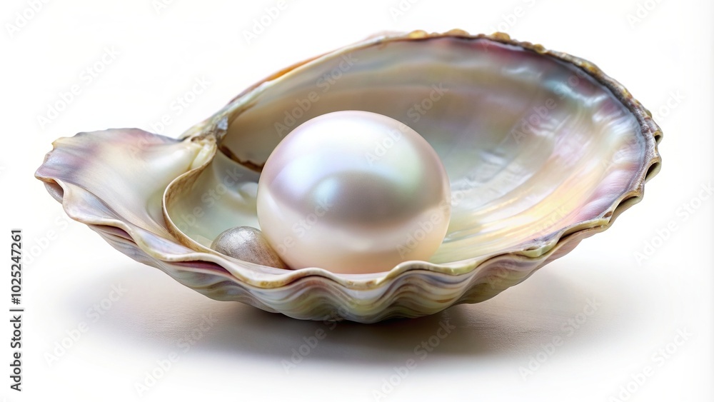 natural, white,oyster pearl, nacre, mother of pearl, drop shadow, Single white natural oyster pearl with nacre mother of pearl outer isolated on white background with drop shadow natural, white,oyster pearl, nacre, mother of pearl, drop shadow, Single white natural oyster pearl with nacre mother of pearl outer isolated on white background with drop shadow