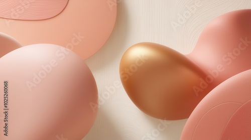 Close-up photograph of smooth spheres with no recognizable figures or elements