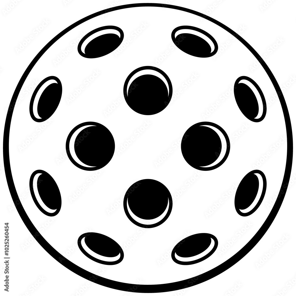 Pickleball Illustration, Hand Drawn illustration Pickleball Illustration, Hand Drawn illustration