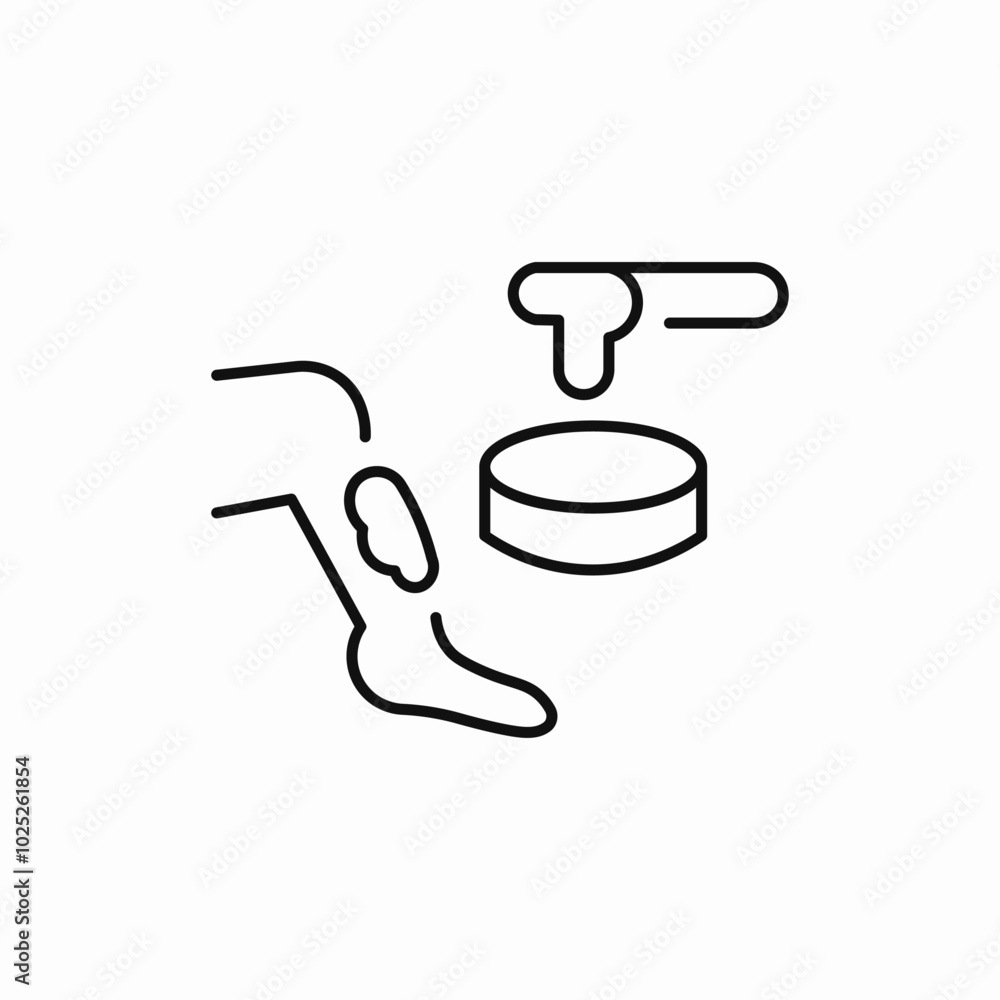 depilatory cream wax icon sign vector depilatory cream wax icon sign vector
