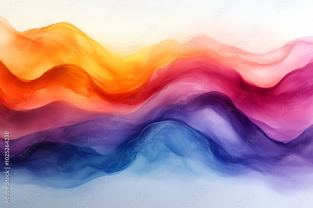 A colorful wave of paint with a blue stripe. The colors are bright and vibrant, creating a sense of energy and movement. The wave appears to be flowing and dynamic, as if it is in motion A colorful wave of paint with a blue stripe. The colors are bright and vibrant, creating a sense of energy and movement. The wave appears to be flowing and dynamic, as if it is in motion