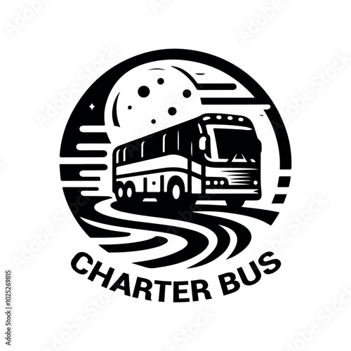 Charter Bus Silhouette Vector Graphics – Easy to Download and Use in Your Designs