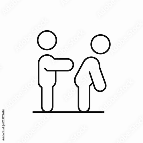 pull violence icon sign vector