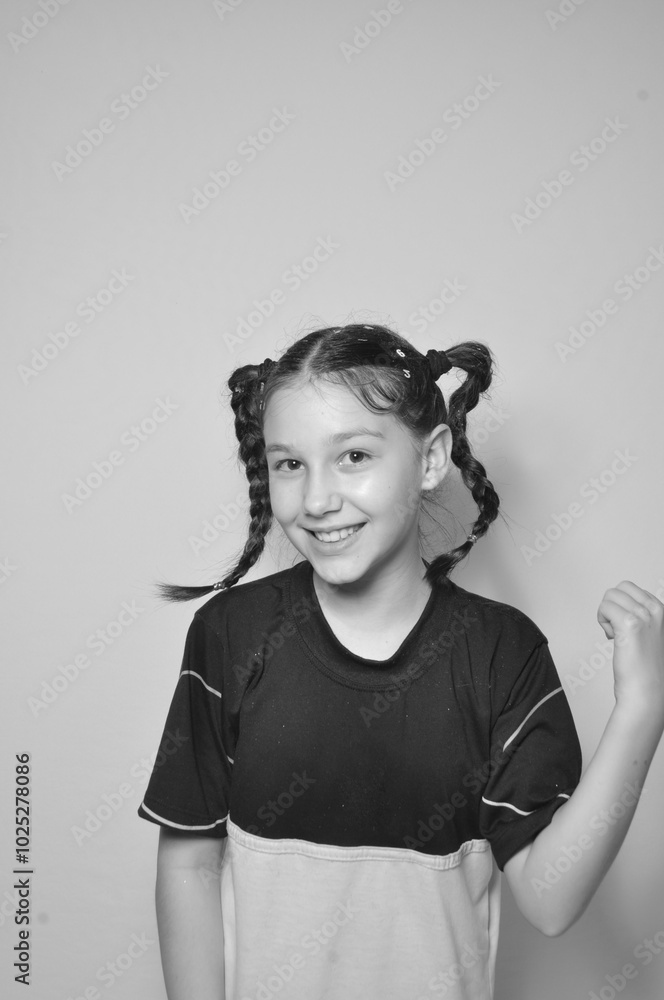 garota com cabelo estiloso engraçado garota com cabelo estiloso engraçado