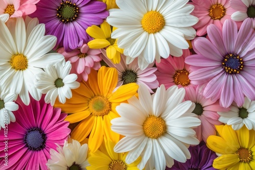 Vibrant Floral Arrangement of Colorful Flowers