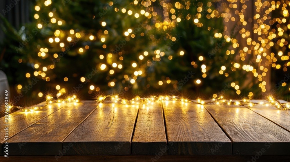 The Table with Twinkling Lights The Table with Twinkling Lights