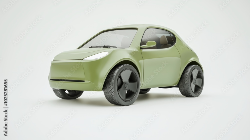 Futuristic EV Concept Car: Eco-Friendly Design with Biodegradable Materials for Sustainability and Fun | 3D Render Illustration Futuristic EV Concept Car: Eco-Friendly Design with Biodegradable Materials for Sustainability and Fun | 3D Render Illustration