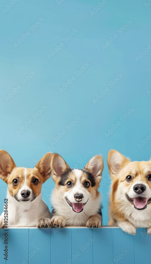 Charming Pet Daycare Promotion with Happy Corgis and Special Offers for Enrollment Charming Pet Daycare Promotion with Happy Corgis and Special Offers for Enrollment