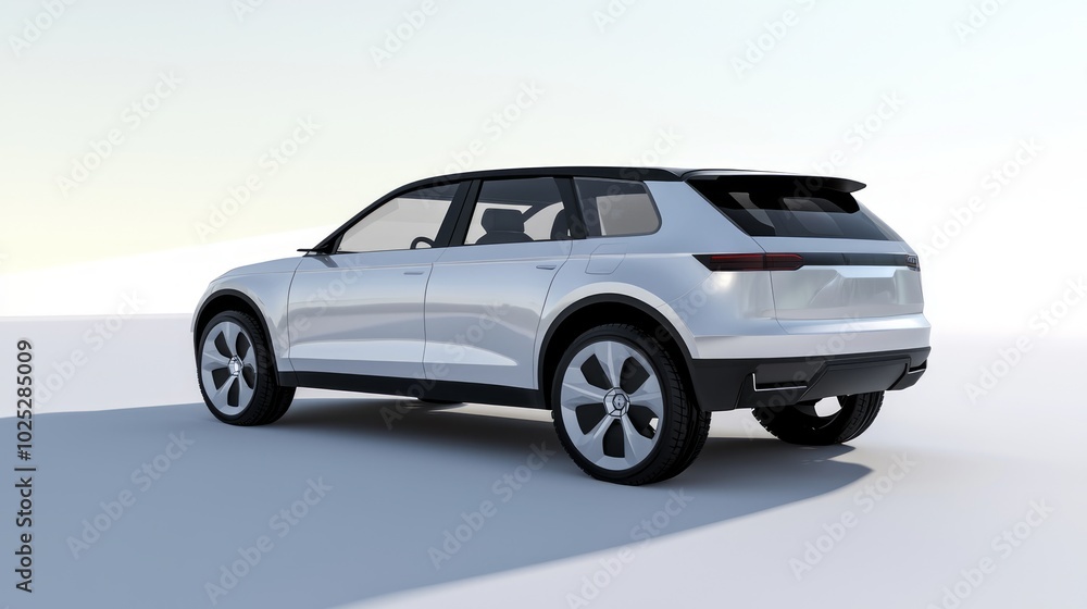 Futuristic Family Electric SUV Concept - 3D Render with Spacious Interior and Impressive Cargo Capacity Futuristic Family Electric SUV Concept - 3D Render with Spacious Interior and Impressive Cargo Capacity
