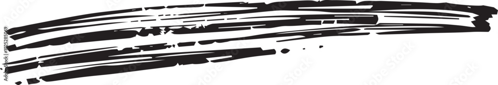 Abstract Brushstrokes in Black and White Abstract Brushstrokes in Black and White
