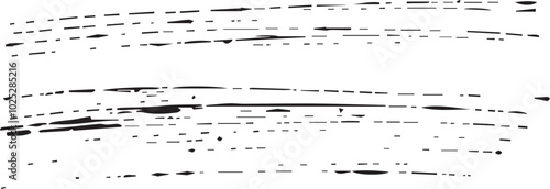 Abstract Black Lines Against a White Background