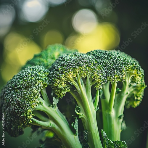 Broccolini, for example, displays a unique blend of characteristics in a close-up photo