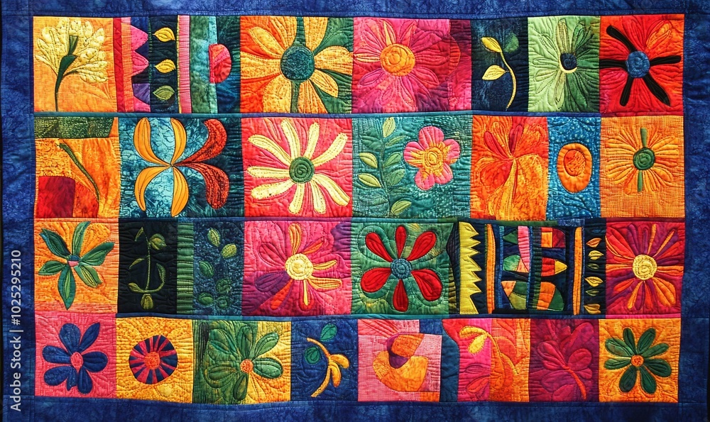 Colorful pattern quilt Colorful pattern quilt