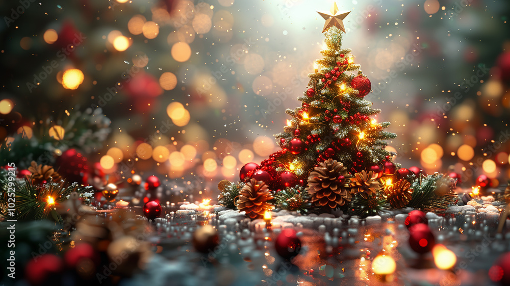 christmas tree with lights christmas tree with lights