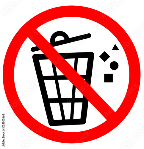 Do not littering sign, no littering sign, keep clean
