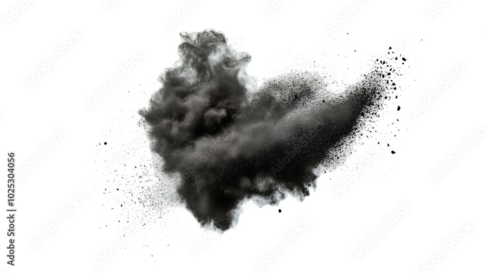 space dust isolated space dust isolated