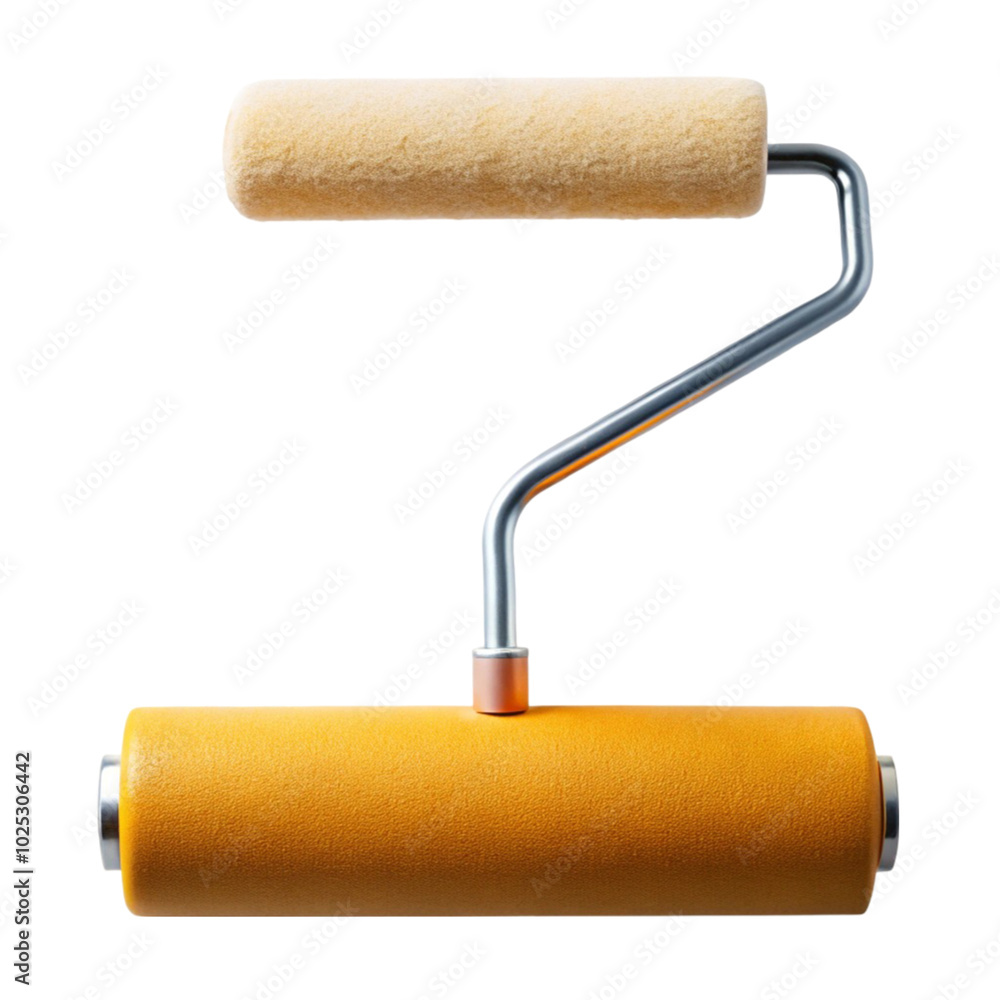 Fototapeta premium A paint roller Isolated on transparent background