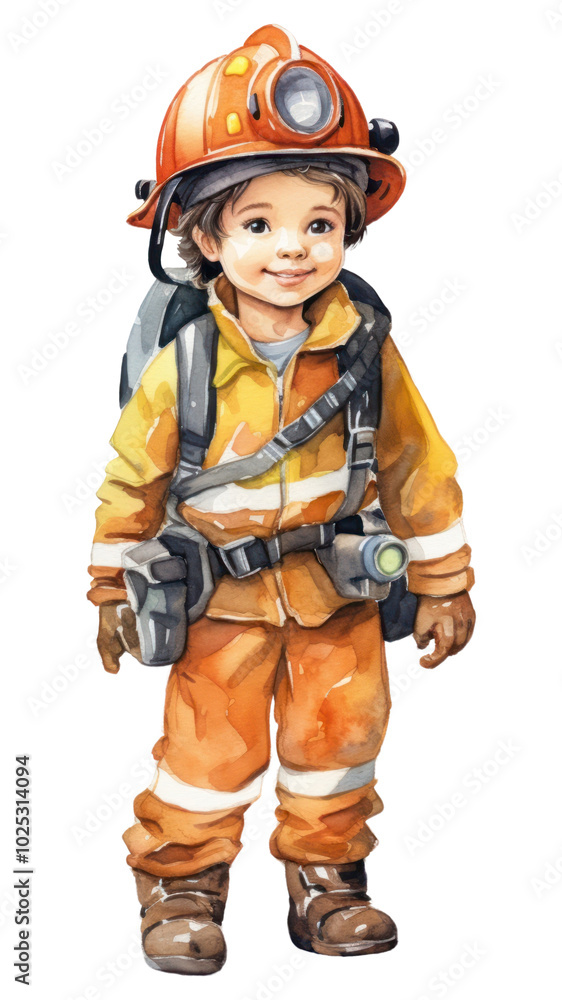 PNG Firefighter portrait helmet cute. PNG Firefighter portrait helmet cute.