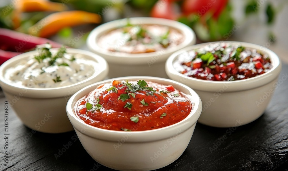 Homemade Mexican style sauces and dips Homemade Mexican style sauces and dips