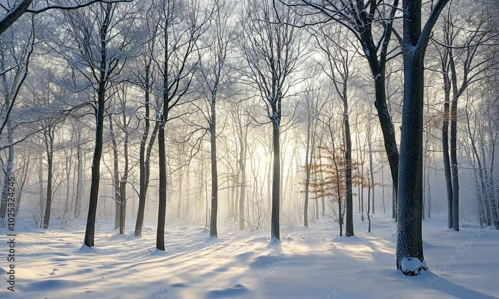 Winter Wonderland Forest Winter Wonderland Forest