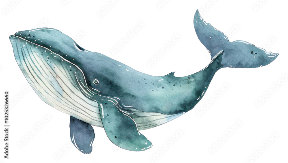 Fototapeta premium PNG Animal mammal whale fish.