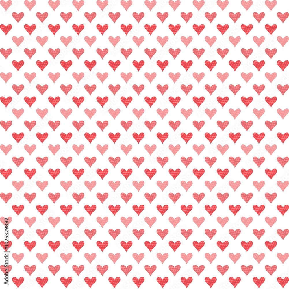 pattern with red hearts pattern with red hearts