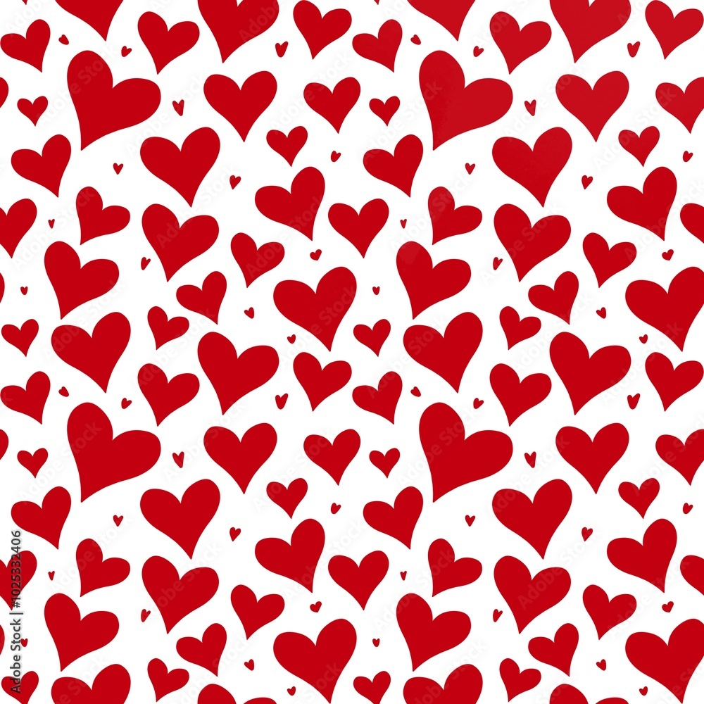 seamless pattern with hearts. Valentine’s Day seamless pattern with hearts. Valentine’s Day