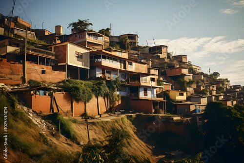 slum building architecture, architecture photo