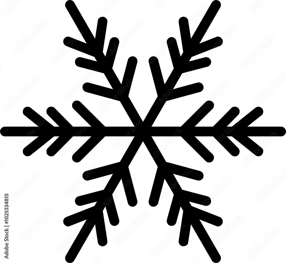 Fototapeta premium christmas snowflake 