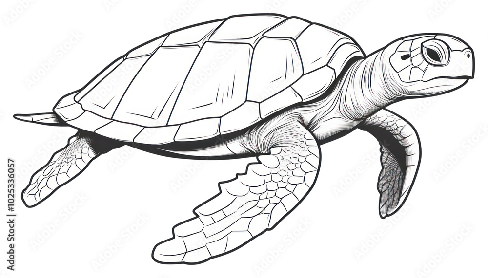 Fototapeta premium PNG Drawing reptile animal sketch.