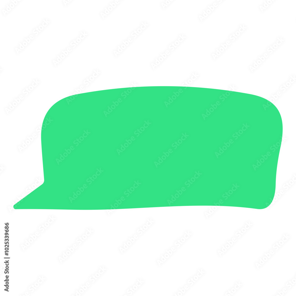 Hand drawn square chat box Hand drawn square chat box