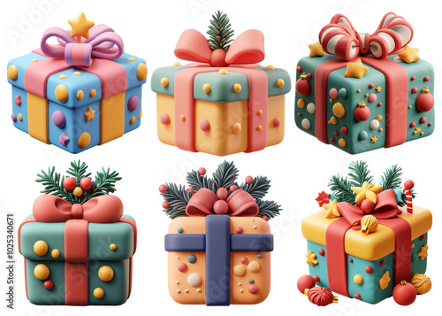 Colorful Gift Boxes for Festive Celebrations