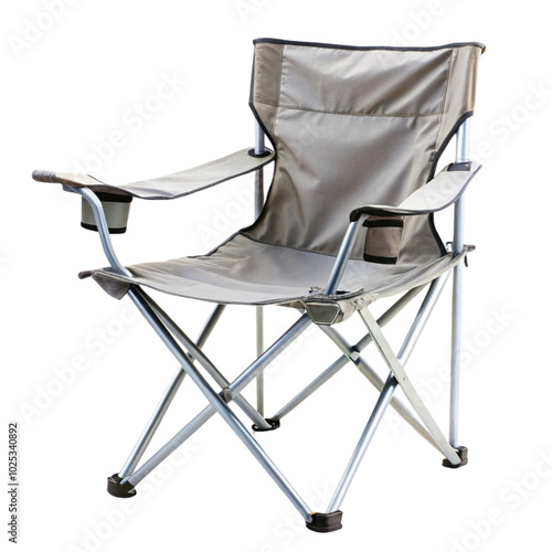 Schilderij op canvas Green foldable camping chair