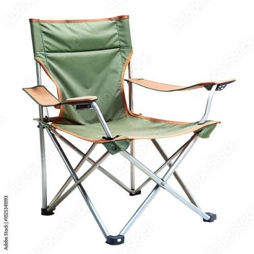 Plakat Green foldable camping chair