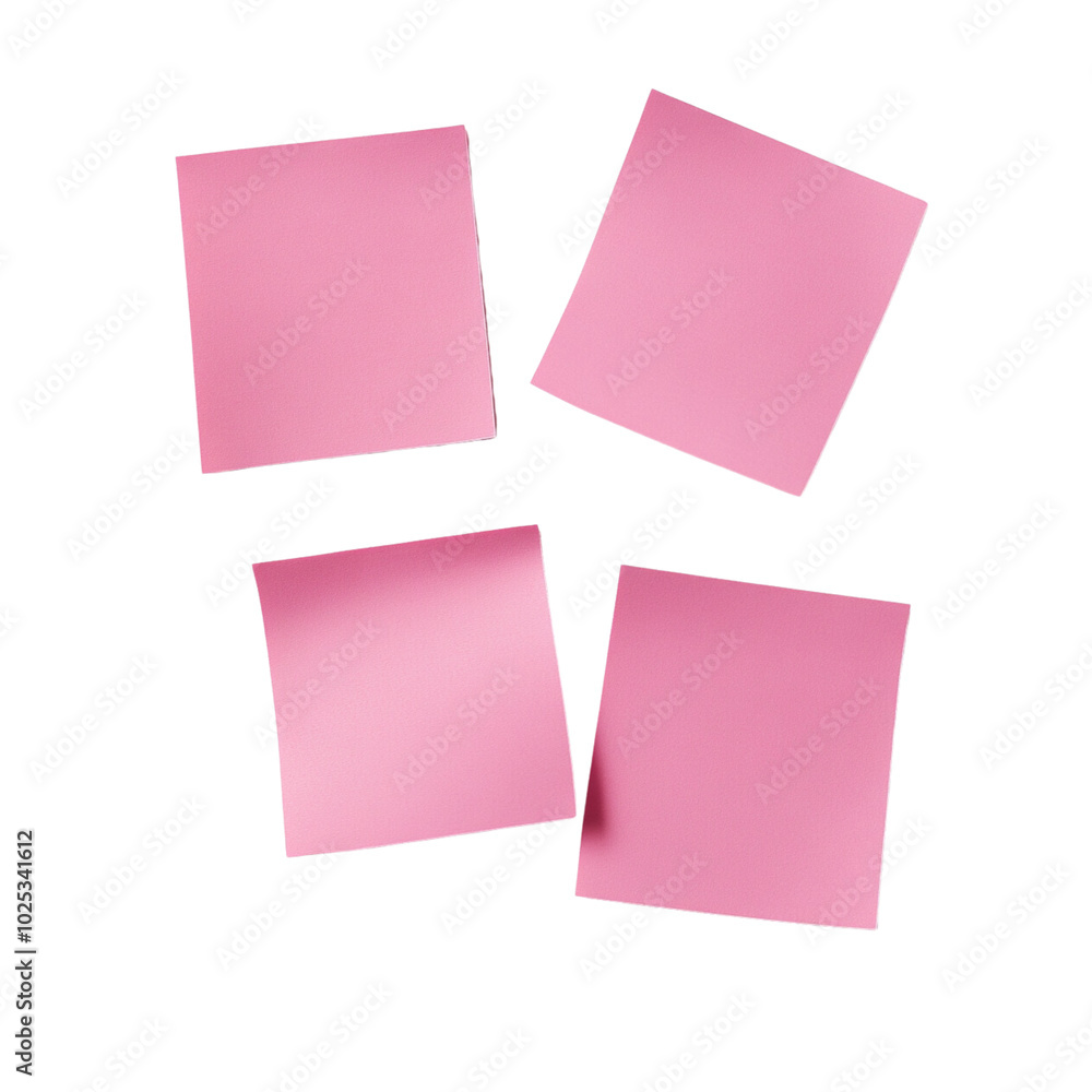 pink sticky notes isolated on a transparent background, png pink sticky notes isolated on a transparent background, png