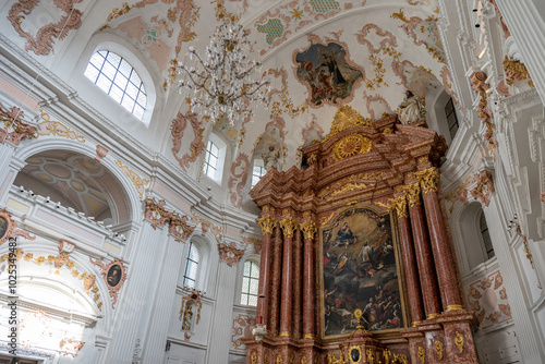 The Lucerne Jesuit Church, a Catholic church in Lucerne