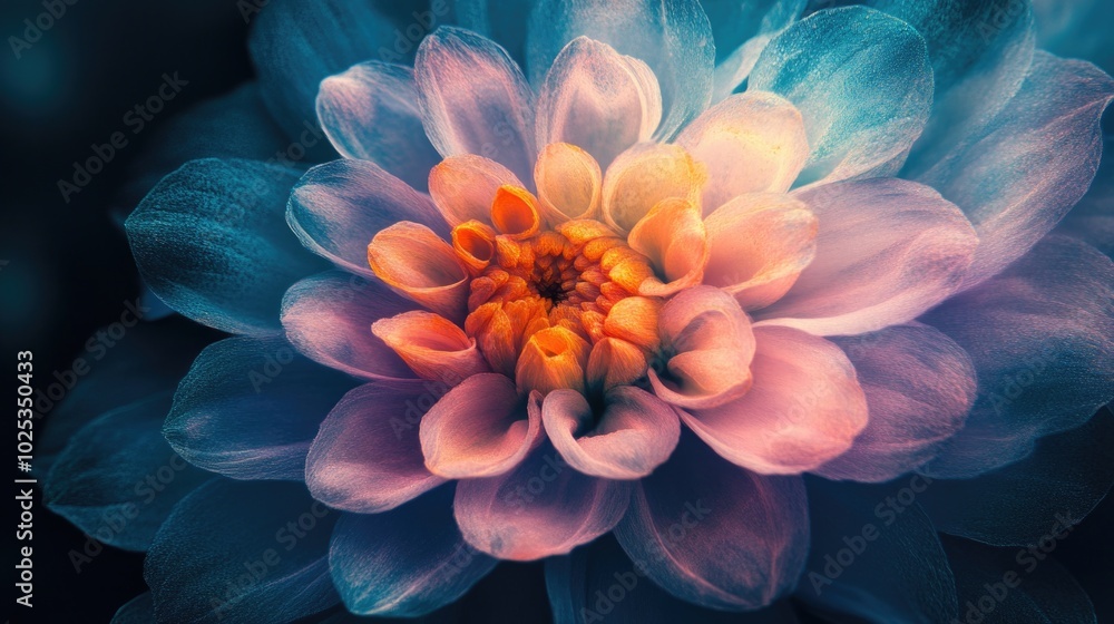 Vibrant Flower Blossom with Soft Focus Background