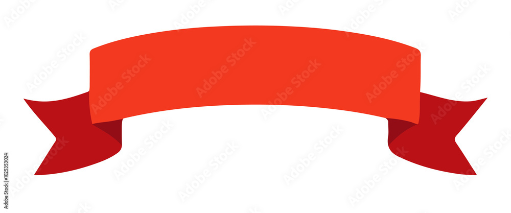 PNG red ribbon banner, transparent background PNG red ribbon banner, transparent background