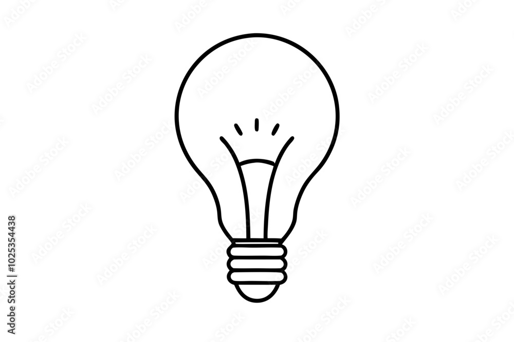 light bulb symbol idea and creativity line drawing vector
light bulb symbol idea and creativity line drawing vector