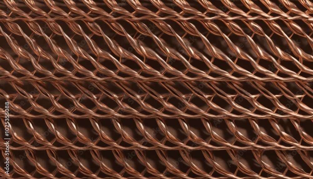 Copper Mesh with Openwork Grid Design Copper Mesh with Openwork Grid Design