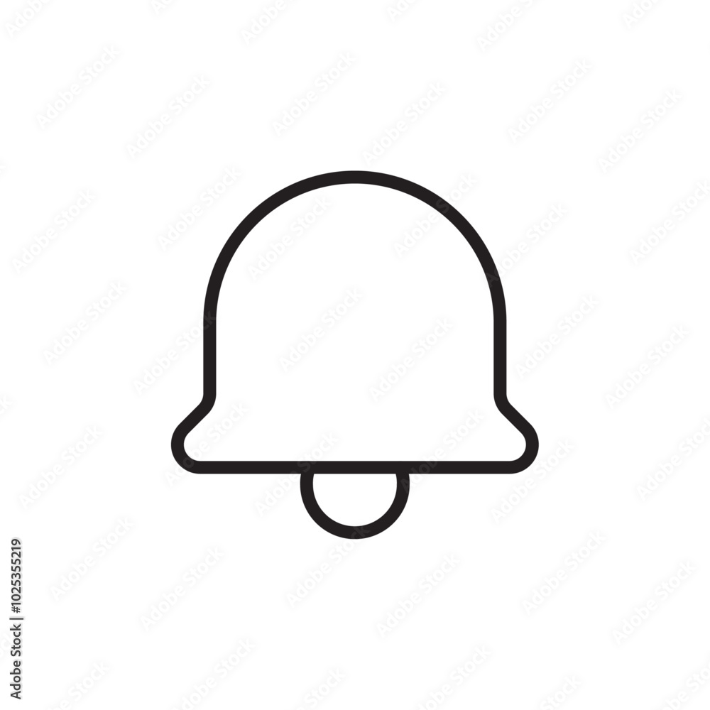 Bell icon Vector set outline Bell icon Vector set outline