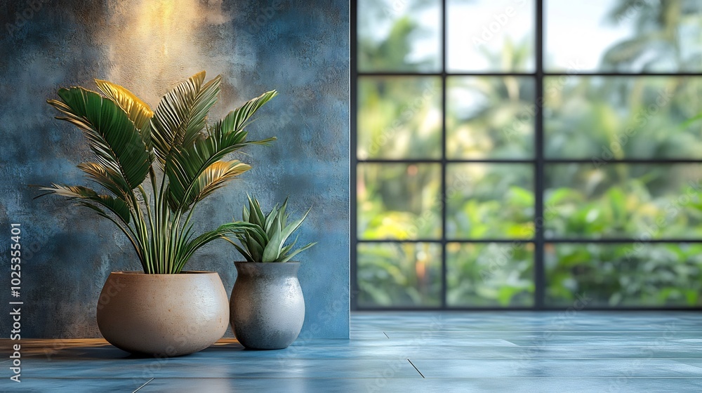 bokeh focusing faience tiles in a modern minimalist studio bokeh focusing faience tiles in a modern minimalist studio