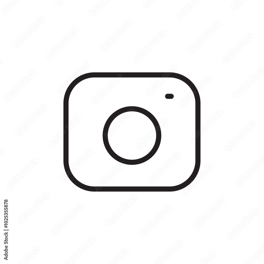 Camera icon Vector set outline Camera icon Vector set outline