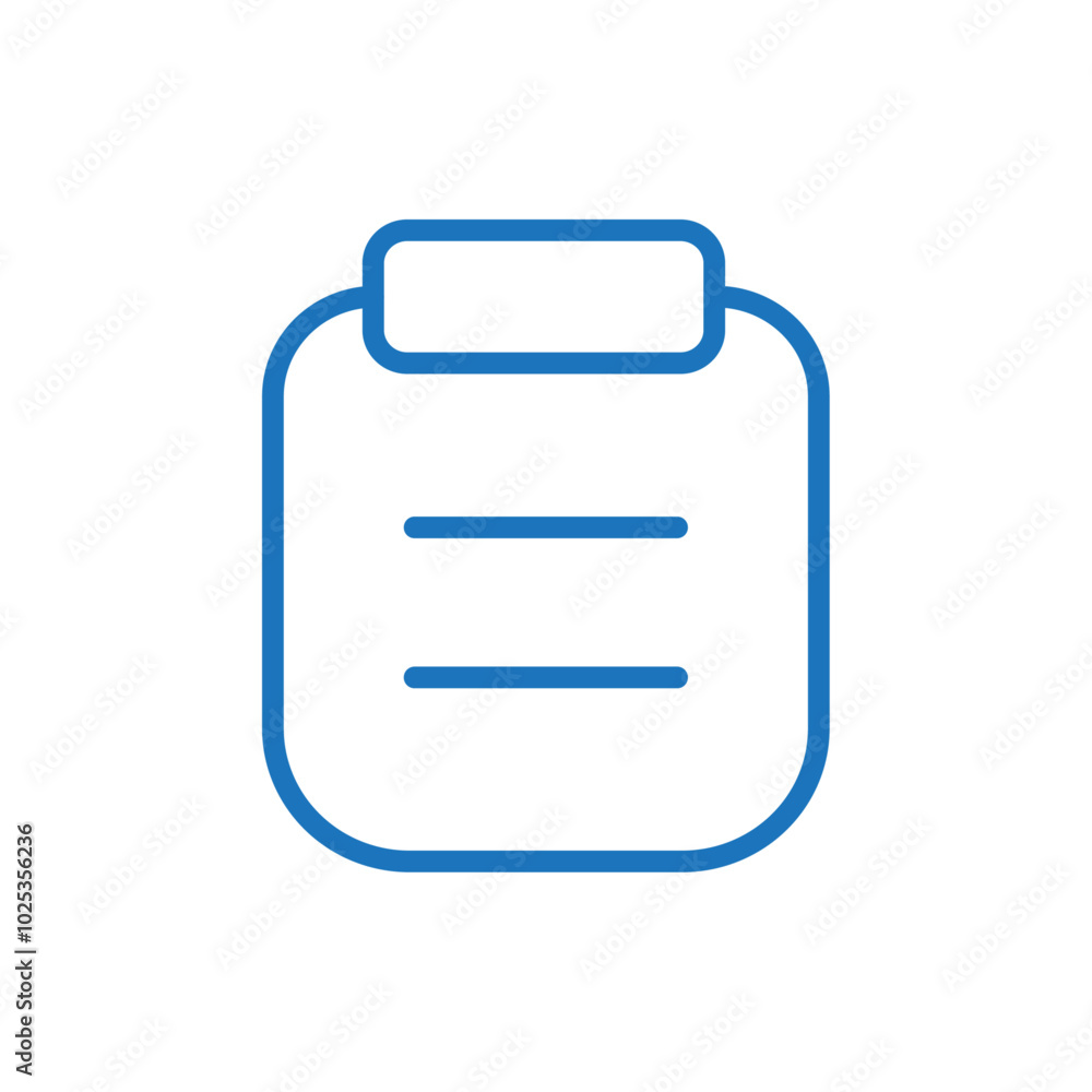 Clipboard icon Vector set outline Clipboard icon Vector set outline