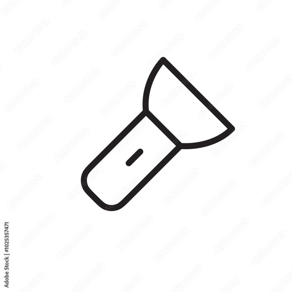 Flash Light icon Vector set outline Flash Light icon Vector set outline
