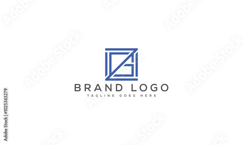 Free Download ZG logo design vector template design for brand. - GFXLoad