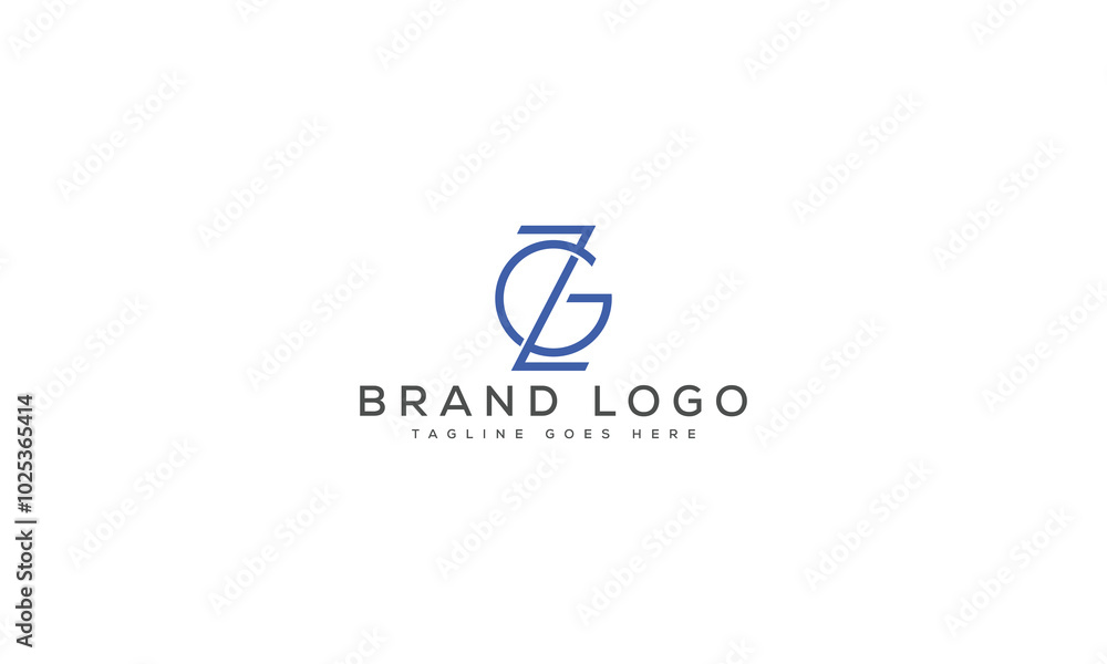 ZG logo design vector template design for brand. ZG logo design vector template design for brand.